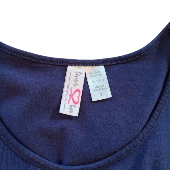 Blue Maternity Dress - Picture 4 of 4